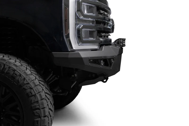 Addictive Desert Designs 2023+ Ford Super Duty HoneyBadger Front Bumper w/ Top Hoop - Image 7