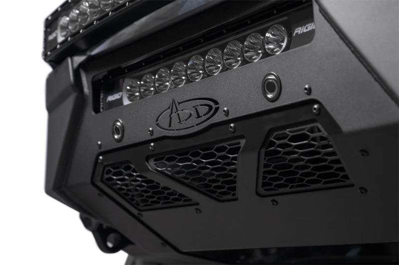 Addictive Desert Designs 2023+ Ford Super Duty HoneyBadger Front Bumper w/ Top Hoop - Image 9