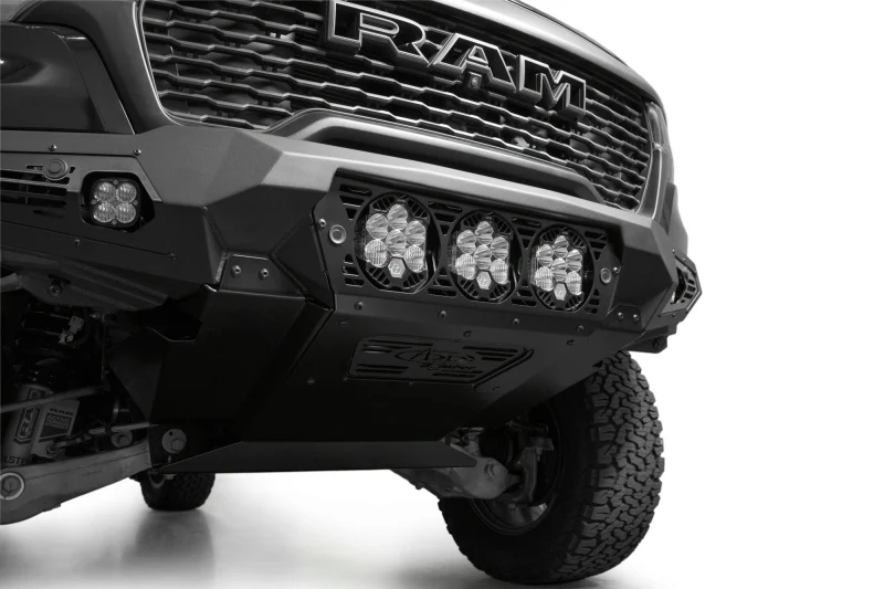 Addictive Desert Designs 2025+ Ram RHO Bomber Front Bumper - 3 Baja Designs LP6 - Image 2