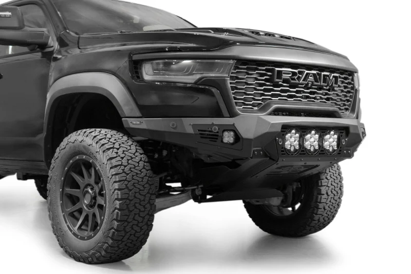 Addictive Desert Designs 2025+ Ram RHO Bomber Front Bumper - 3 Baja Designs LP6 - Image 4