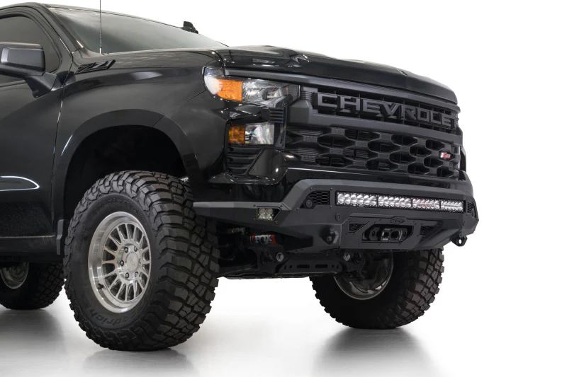 Addictive Desert Designs 22-25 Chevy Silverado 1500 Stealth Fighter Front Bumper w/ Winch Mount - Image 13