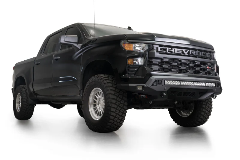 Addictive Desert Designs 22-25 Chevy Silverado 1500 Stealth Fighter Front Bumper w/ Winch Mount - Image 2