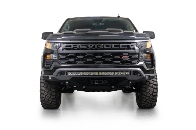 Addictive Desert Designs 22-25 Chevy Silverado 1500 Stealth Fighter Front Bumper w/ Winch Mount - Image 4