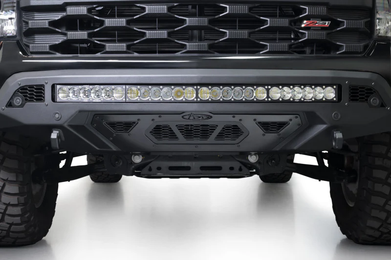 Addictive Desert Designs 22-25 Chevy Silverado 1500 Stealth Fighter Front Bumper w/ Winch Mount - Image 6