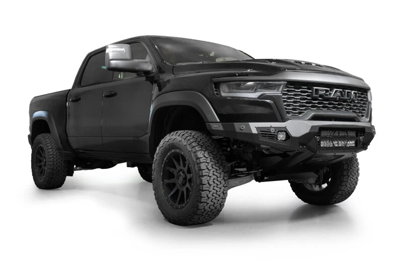 Addictive Desert Designs 25+ RAM 1500 RHO Bomber Front Bumper (20 Inch Lights) - Image 6