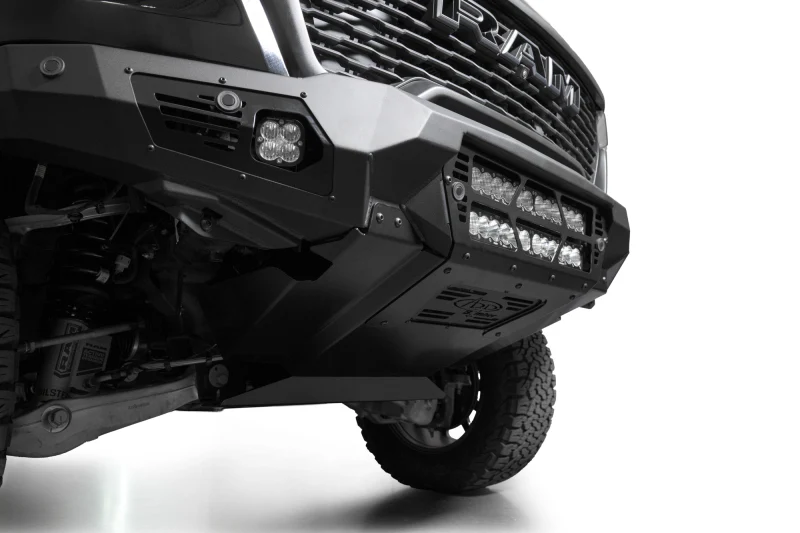 Addictive Desert Designs 25+ RAM 1500 RHO Bomber Front Bumper (20 Inch Lights) - Image 8