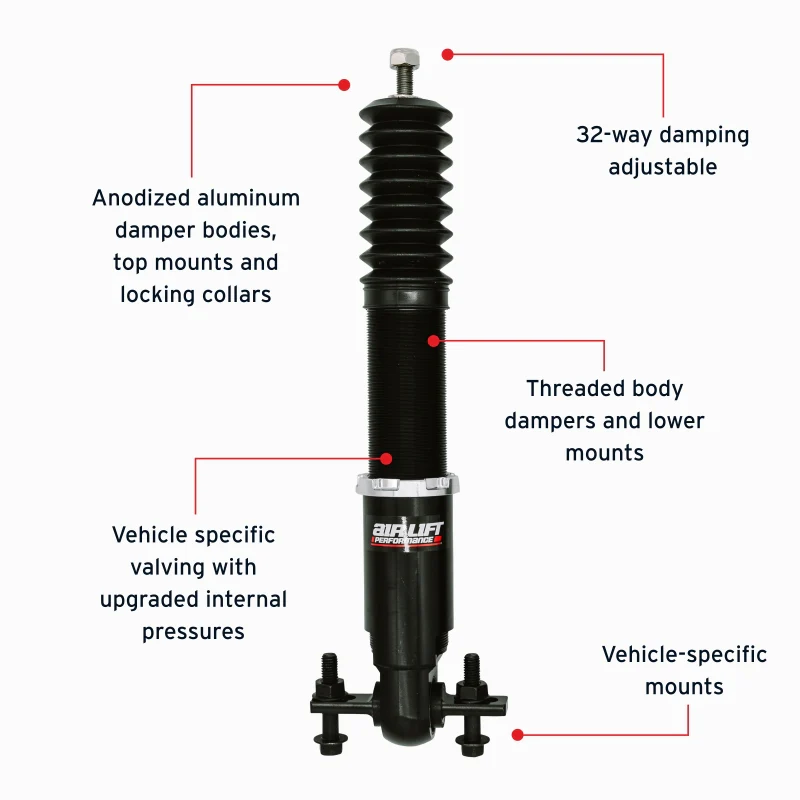 Air Lift Performance 15-23 Ford Mustang S550/24-25 S650 Air Suspension Rear Kit - Image 4