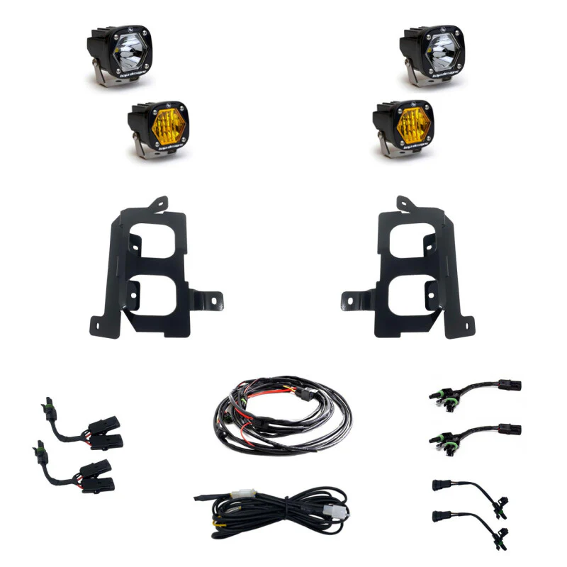 Baja Designs 2020+ GMC 2500/3500 Fog Pocket Kit - Image 3