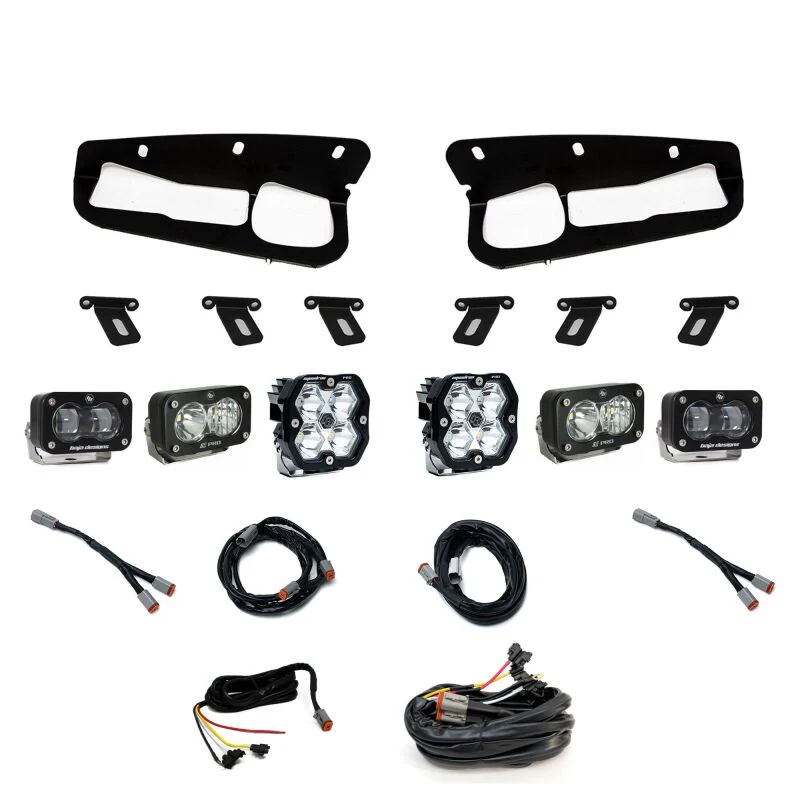 Baja Designs 21-25 Ford Bronco Squadron 2.0 Pro (Spot) / S2 SAE / S2 Pro D/C FPK Steel Bumper w/UP