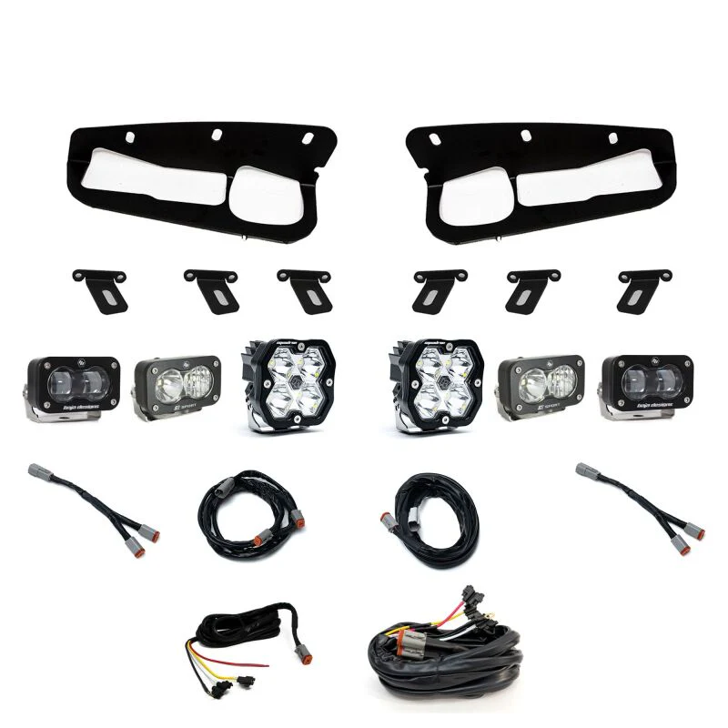 Baja Designs 21-25 Ford Bronco Squadron 2.0 Sport (Spot) / S2 SAE / S2 Sport D/C Steel Bmpr w/UP