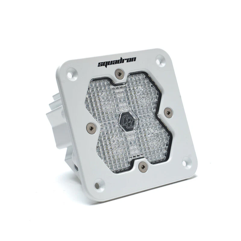 Baja Designs Squadron 2.0 Sport LED Work/Scene (Flush Mount) - White Housing - Image 2