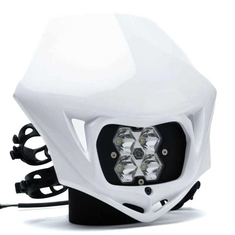 Baja Designs Squadron 2.0 Sport (Spot) - Clear A/C w/MC Race LED Light - White