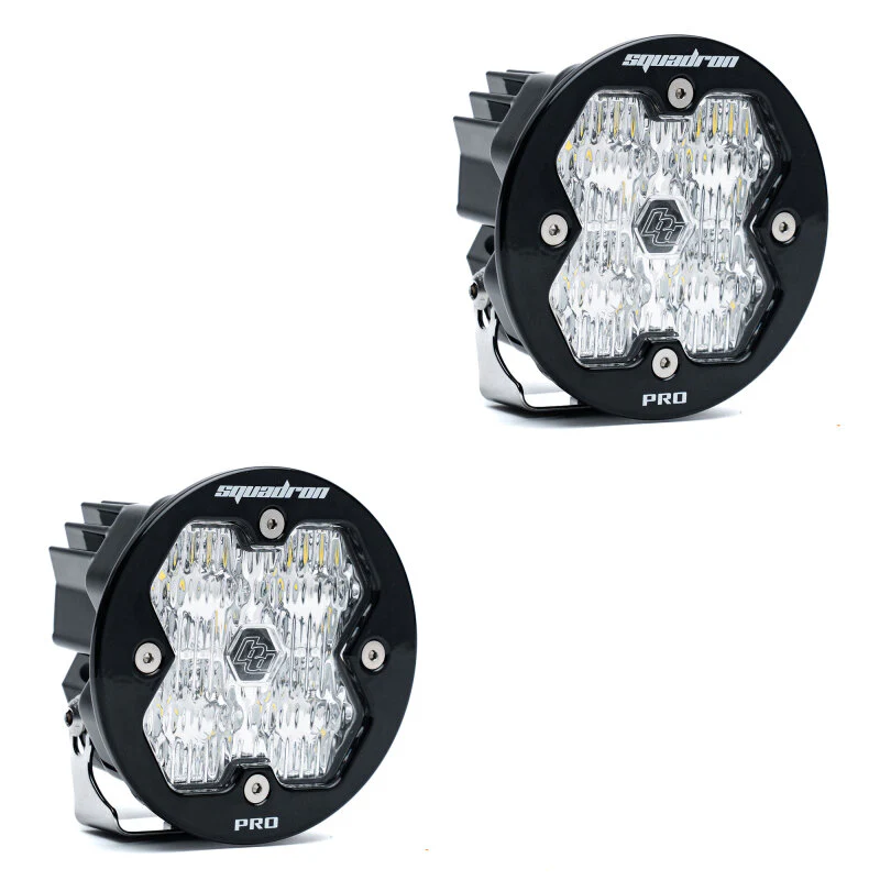 Baja Designs Squadron-R 2.0 Pro (Pair) LED Wide Cornering / No Harness