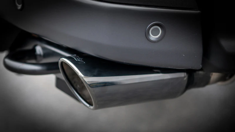Borla 24-25 Ford Ranger Raptor 2.75in Tailpipe Kit 4in Tip - Brawler Ceramic Black - Image 2
