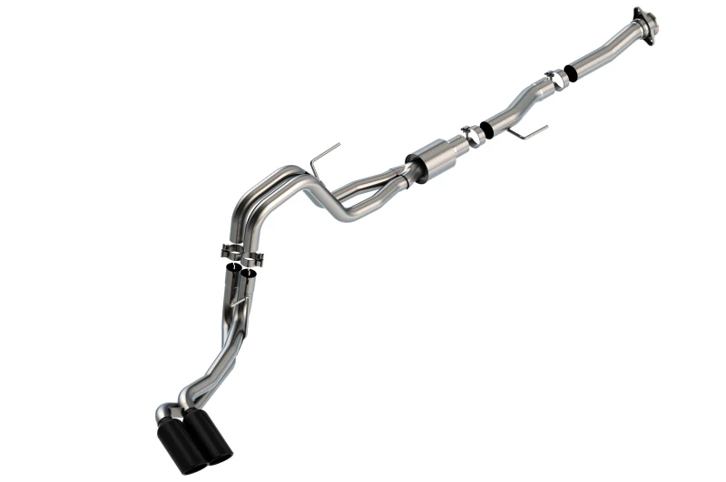Borla F-150 2021 5.0L 2dr RC SB (122.8 WB) XL/XLT 3/2.25 DSE Cat-Back ATAK Black Chrome Tips
