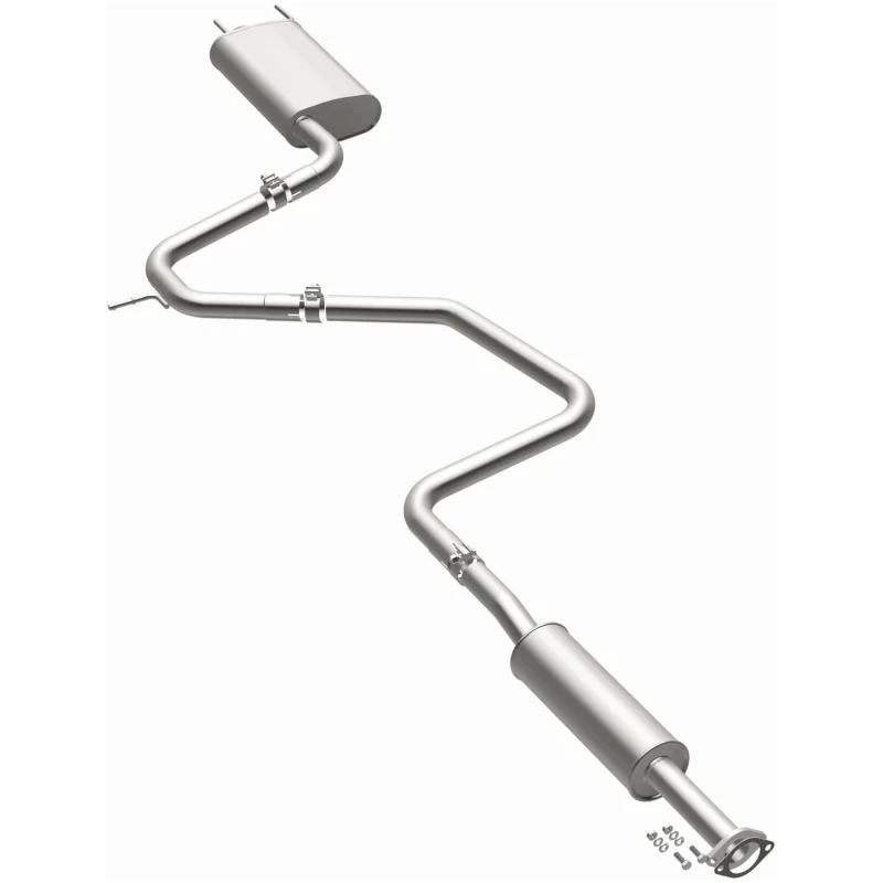 BRExhaust 16-24 Chevrolet Malibu 1.5L Direct-Fit Replacement Exhaust System - Image 4