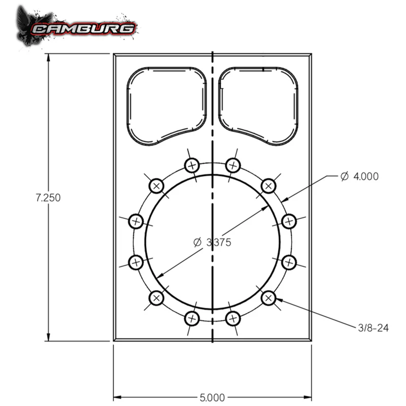 Camburg 4130 TT Bolt-on Spindle Snout Block - Image 3