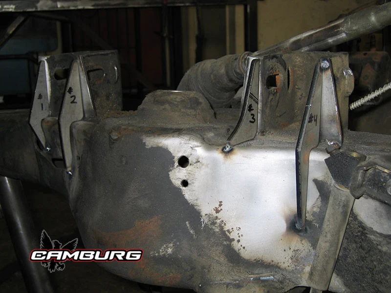 Camburg 98-12 Ford Ranger 2wd Frame Gusset Kit - Image 2