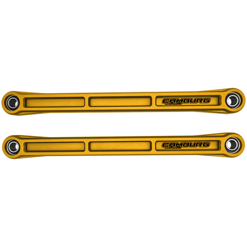Camburg Ford Bronco 21-23 KINETIK Series Rear Billet Lower Trailing Arm Kit (Gold) - Image 3