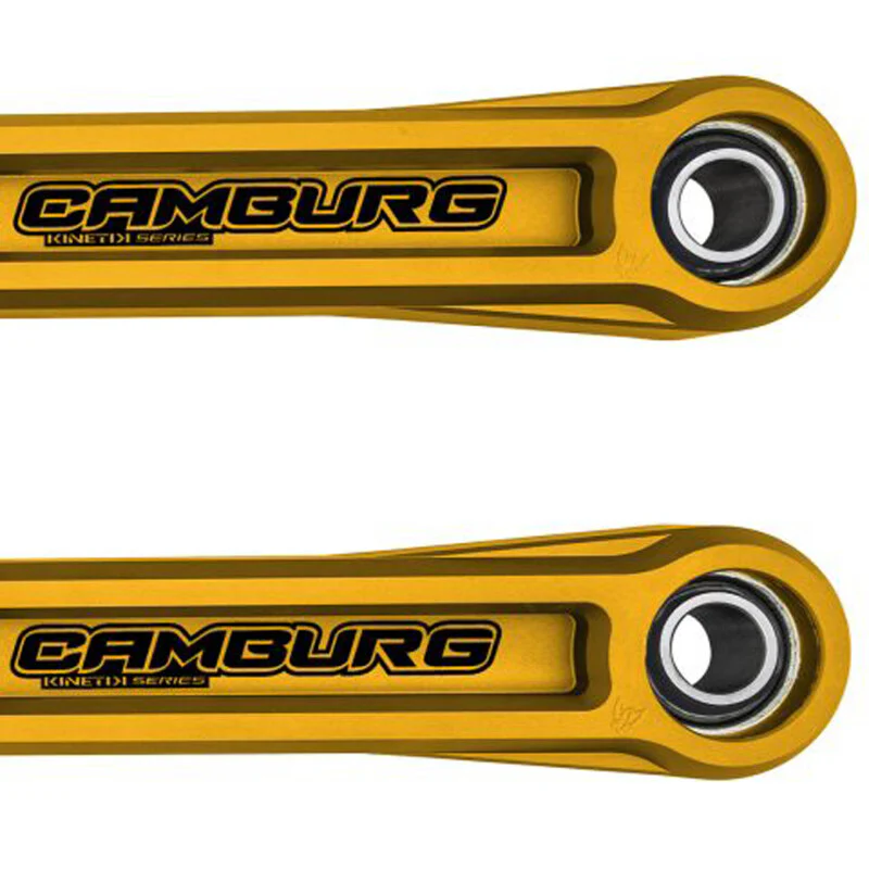 Camburg Ford Bronco 21-23 KINETIK Series Rear Billet Lower Trailing Arm Kit (Gold) - Image 5