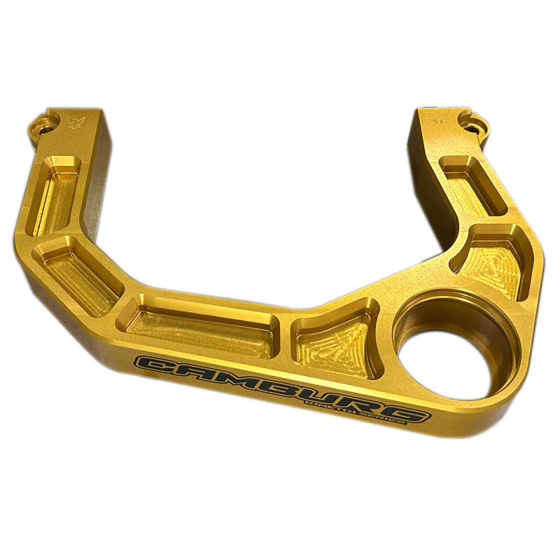 Camburg Ford Bronco 21-23 KINETIK V2 Performance Billet Uniball Upper Arms (Gold) - Image 2