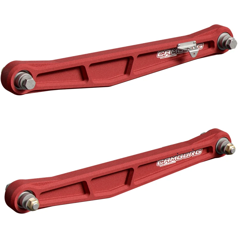 Camburg Ford Bronco Raptor 22-24 KINETIK Series Rear Billet Trailing Arm Kit (RED)