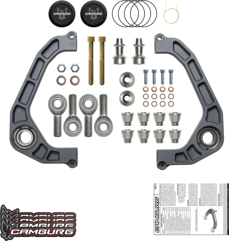 Camburg Ford F-150 2WD/4WD 04-20 KINETIK V2 Performance Billet Uniball Upper Arms - Image 8