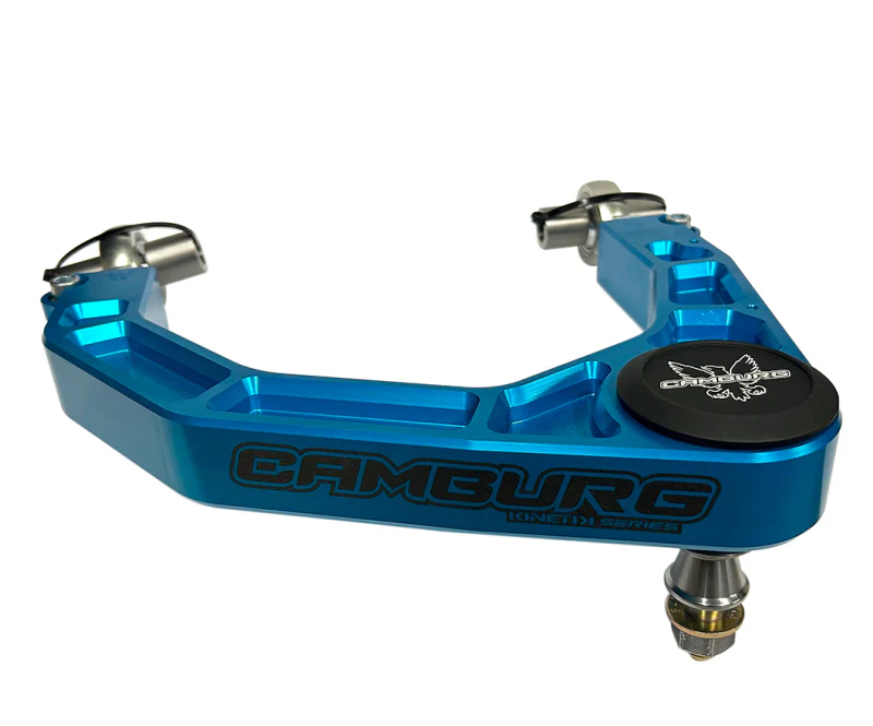 Camburg Ford Raptor 17-23 KINETIK V2 Performance Billet Uniball Upper Arms (King Blue) - Image 2
