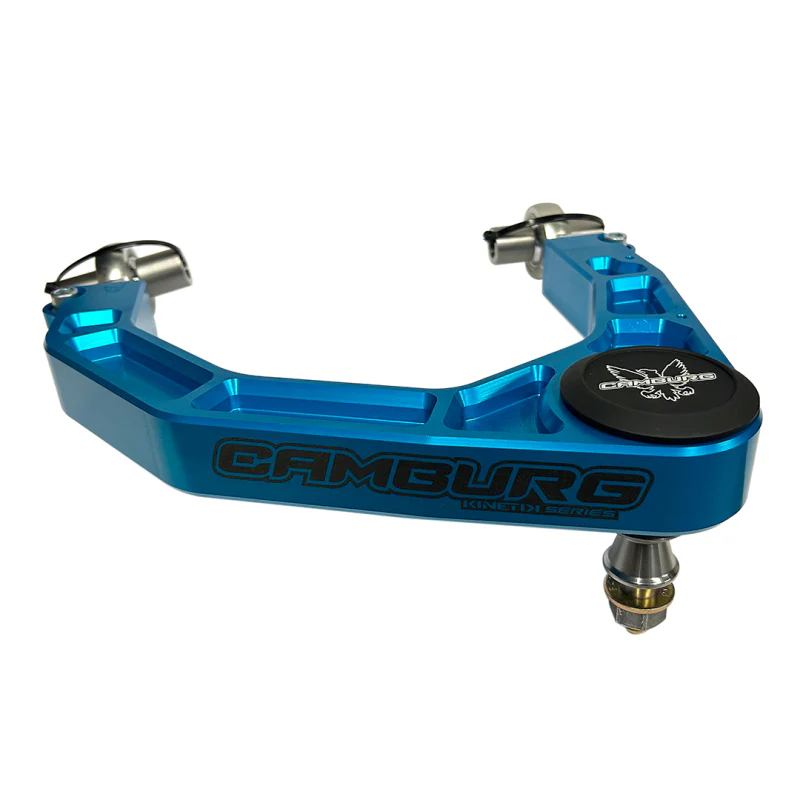 Camburg Ford Raptor 17-23 KINETIK V2 Performance Billet Uniball Upper Arms (King Blue) - Image 3