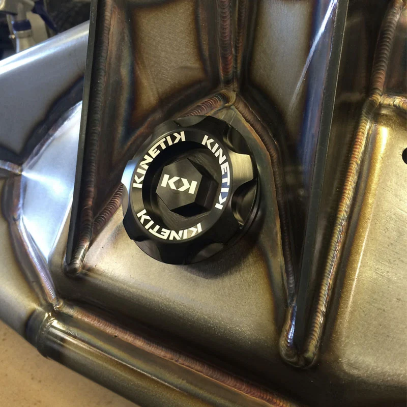 Camburg KINETIK Large Filler Cap Kit (alum/steel) - Image 2