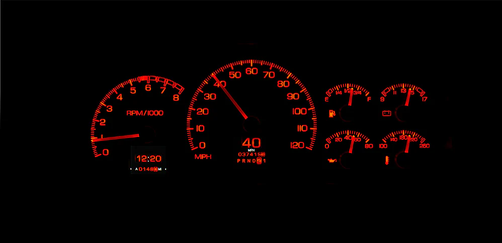 Dakota Digital RTX Gauges - 95-98 GM Truck / 95-99 SUV - Image 9