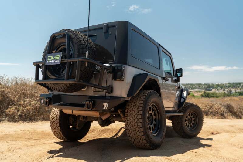 DV8 07-18 Jeep Wrangler JK Body Mounted Tire Carrier - Image 12