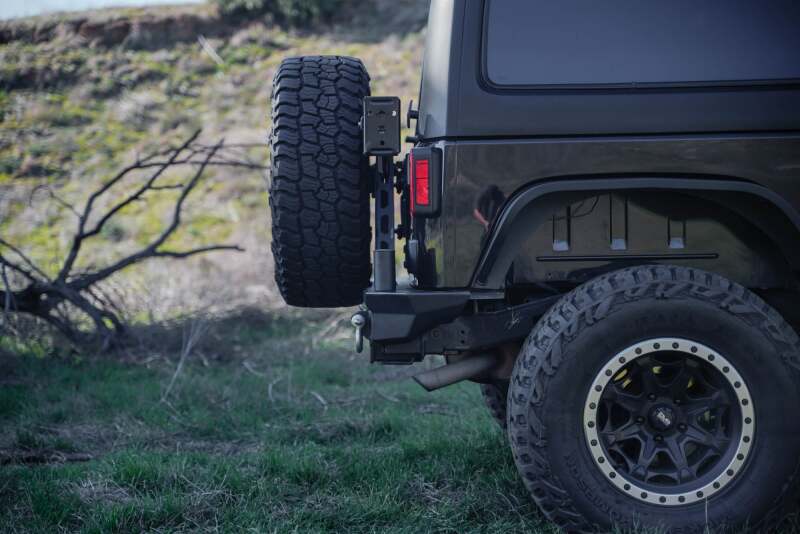 DV8 07-18 Jeep Wrangler (JK) Tire Carrier for MTO Bumper - Image 10