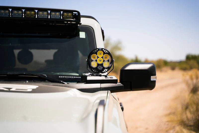 DV8 21-22 Ford Bronco A-Pillar Pod Light Mounts - Image 12