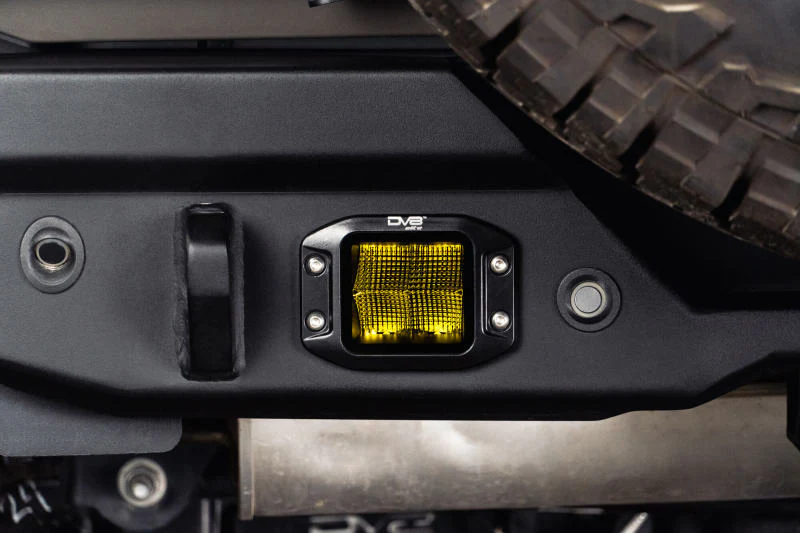DV8 3-Inch Elite Series LED Amber Flush Mount Pod Light - Image 15