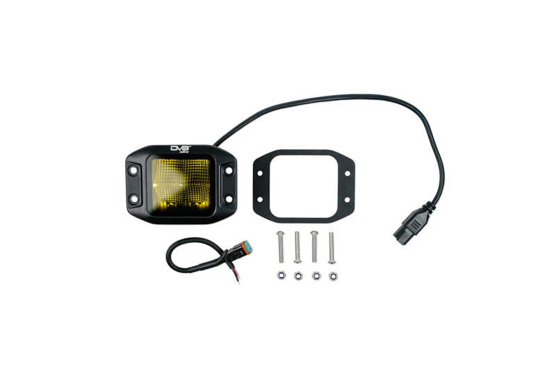DV8 3-Inch Elite Series LED Amber Flush Mount Pod Light - Image 16