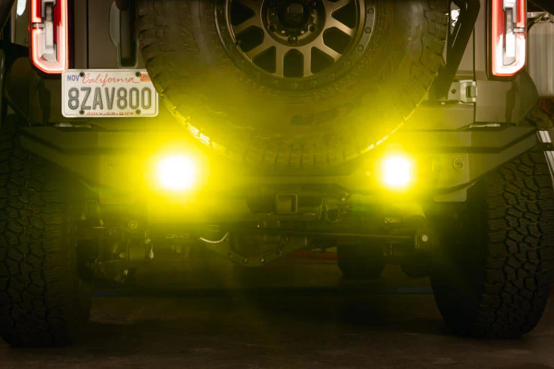 DV8 3-Inch Elite Series LED Amber Flush Mount Pod Light - Image 4