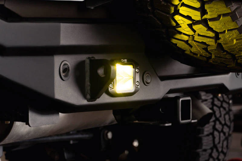 DV8 3-Inch Elite Series LED Amber Flush Mount Pod Light - Image 6