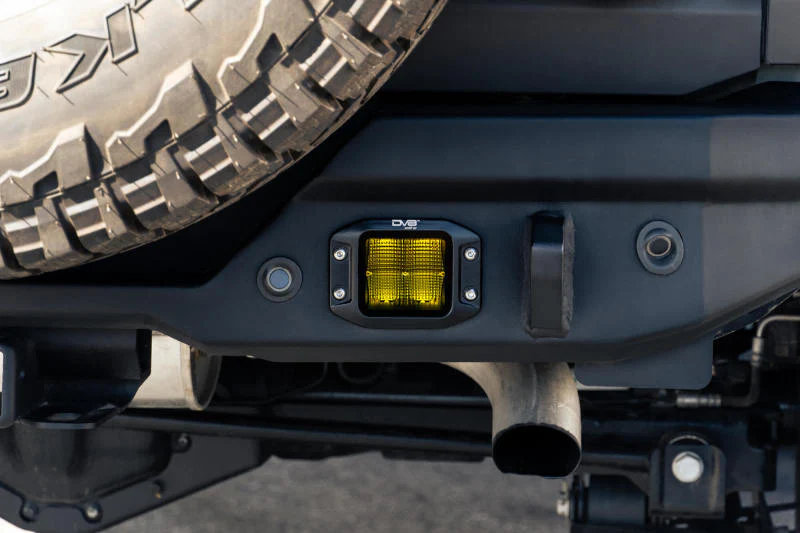 DV8 3-Inch Elite Series LED Amber Flush Mount Pod Light - Image 7