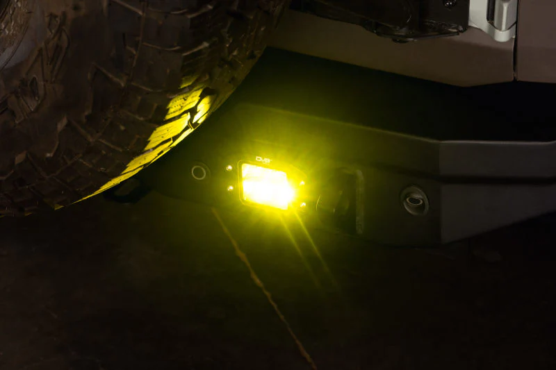 DV8 3-Inch Elite Series LED Amber Flush Mount Pod Light - Image 9