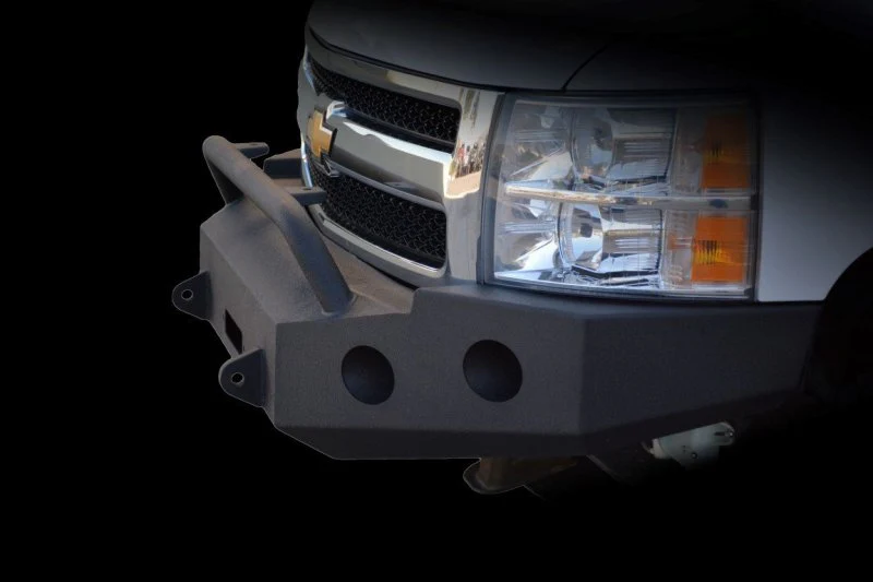 DV8 Offroad 07-13 Chevrolet Silverado 1500 Front Bumper - Black Powdercoat - Image 11