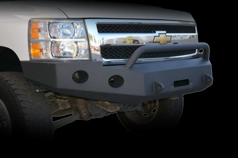 DV8 Offroad 07-13 Chevrolet Silverado 1500 Front Bumper - Black Powdercoat - Image 12
