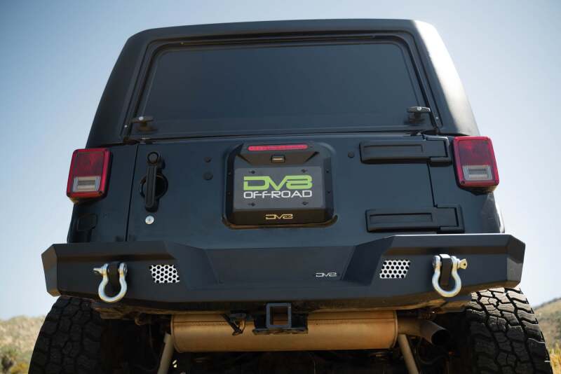 DV8 Offroad 07-18 Jeep Wrangler JK Spare Tire Delete - Image 8