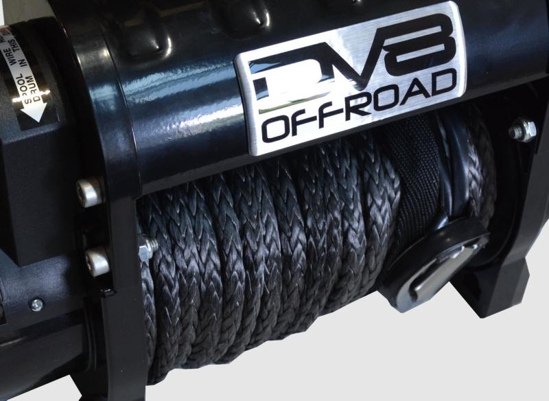 DV8 Offroad 12000 LB Winch w/ Synthetic Line & Wireless Remote - Black - Image 3