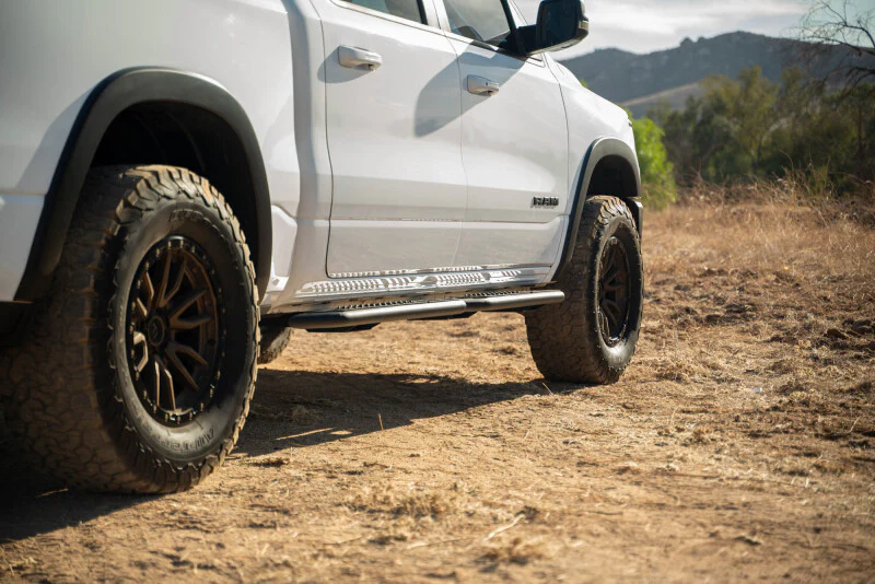 DV8 Offroad 19-25 RAM 1500 Crew Cab OE Plus Side Steps - Black Steel - Image 10