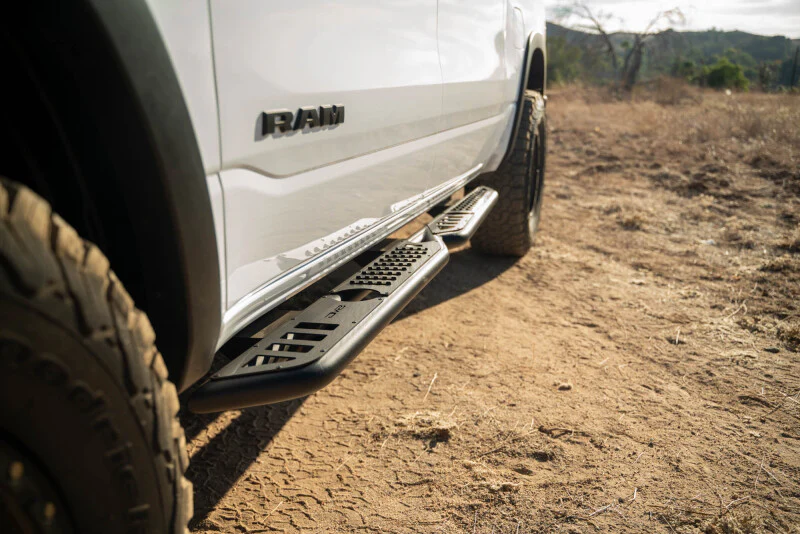 DV8 Offroad 19-25 RAM 1500 Crew Cab OE Plus Side Steps - Black Steel - Image 6