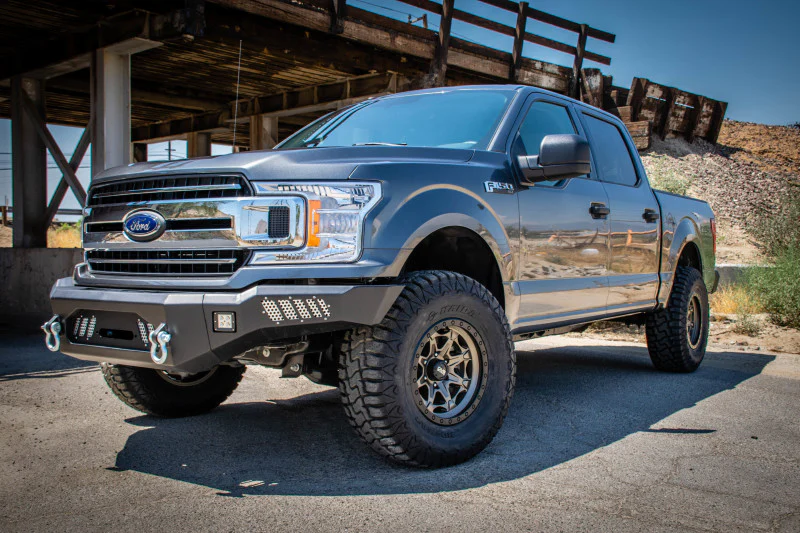 DV8 Offroad 2018+ Ford F-150 Front Bumper w/ Light Holes - Image 3