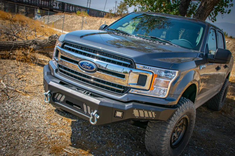 DV8 Offroad 2018+ Ford F-150 Front Bumper w/ Light Holes - Image 4