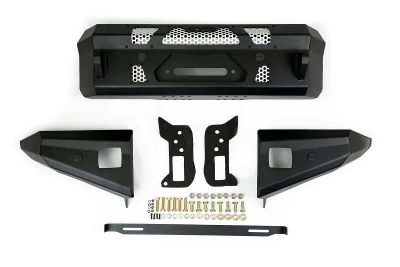 DV8 Offroad 2021+ Ford Bronco Front Bumper Winch Capable w/ Optional Bull Bar/Aux Light Opening - Image 19