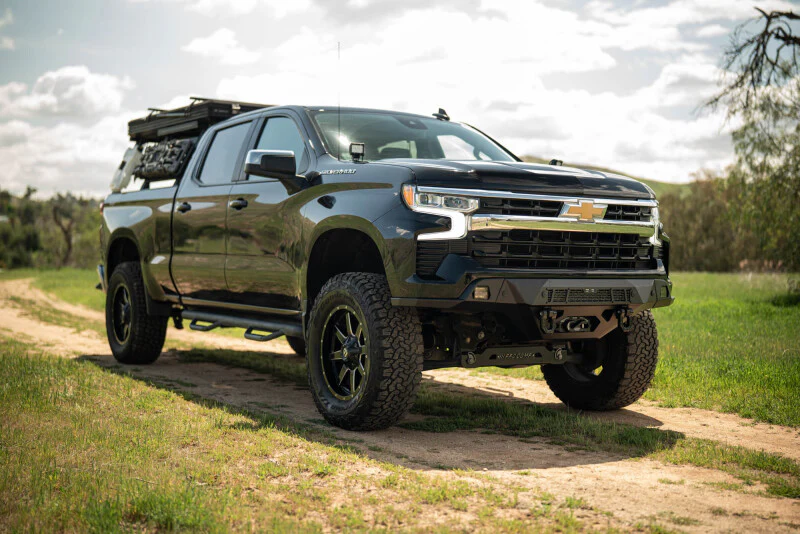 DV8 Offroad 2022+ Chevrolet Silverado 1500 Offroad Spec Series Front Bumper w/ Winch - Image 2